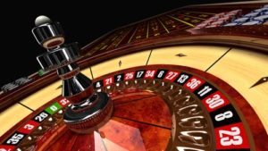 image of online roulette table